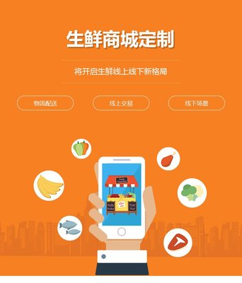 生鮮批發商城開發水果商城系統定制積分拼團系統公眾號制作-旺鋪貓